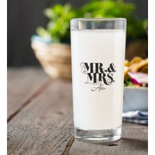 BK Gift Kişiye Özel Renkli Baskılı Isimli Bay ve Bayan Rakı Bardağı-1