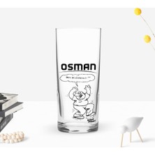 BK Gift Kişiye Özel Renkli Baskılı Karikatür Tasarımlı Rakı Bardağı-2