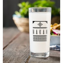 BK Gift Kişiye Özel Renkli Baskılı Isimli Rakı Bardağı-21