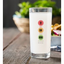 BK Gift Kişiye Özel Renkli Baskılı Bad Good Excellent Rakı Bardağı-1