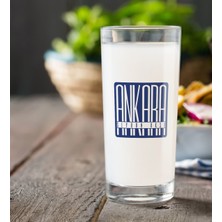 BK Gift Kişiye Özel Renkli Baskılı Ankara Rakı Bardağı-2