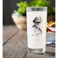 BK Gift Kişiye Özel Atatürk Temalı Rakı Bardağı-17