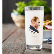 BK Gift Kişiye Özel Atatürk Temalı Rakı Bardağı-11
