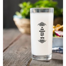 BK Gift Kişiye Özel Renkli Baskılı En Kötü Günümüz Böyle Olsun Rakı Bardağı-2
