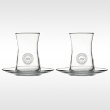 BK Gift Kişiye Özel 2'li Çay Bardağı Takımı