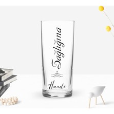 BK Gift Kişiye Özel Renkli Baskılı Sağlığına Tasarımlı Rakı Bardağı-1