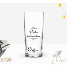 BK Gift Kişiye Özel Renkli Baskılı Gözleri Dolduranlara Tasarımlı Rakı Bardağı-1