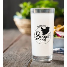 BK Gift Kişiye Özel Renkli Baskılı Sosyal Içici Rakı Bardağı-1