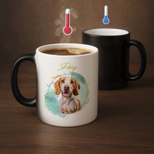 Bk Gift Kişiye Özel Evcil Hayvan Karikatürlü Sihirli Kupa Bardak-1, Arkadaşa Hediye, Sevgiliye Hediye, Ev Hediyesi