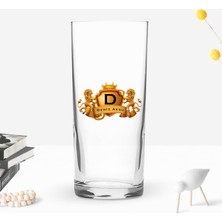 Bk Gift Kişiye Özel Kral Aslanlar Tasarımlı Rakı Bardağı -2, Arkadaşa Hediye, Sevgiliye Hediye