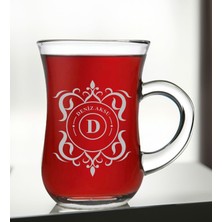 Bk Gift Kişiye Özel Isimli Keyif Kulplu Çay Bardağı-6, Arkadaşa, Sevgiliye Hediye, Ev Hediyesi, Doğum Günü Hediyesi