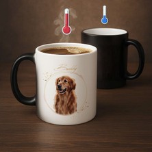 Bk Gift Kişiye Özel Evcil Hayvan Karikatürlü Sihirli Kupa Bardak-4, Arkadaşa Hediye, Sevgiliye Hediye, Ev Hediyesi