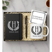 Bk Gift Kişiye Özel Isimli Kupa, Defter ve Tükenmez Kalem Hediye Seti-1 | Sevgiliye Hediye, Arkadaşa Hediye, Babalar Günü Hediyesi