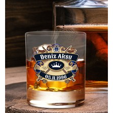 Bk Gift Kişiye Özel Isimli Dtf Chivas Tasarımlı Viski Kadehi-1, Arkadaşa Hediye, Sevgiliye Hediye