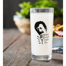 BK Gift Kişiye Özel Renkli Baskılı Çılgınlar Gibi Rakı Bardağı-1