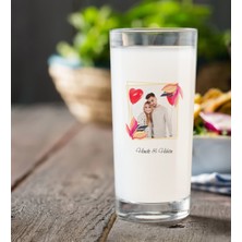 BK Gift Kişiye Özel Renkli Baskılı Isimli Fotoğraflı Rakı Bardağı-28