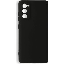 Drop Tedarik Samsung Galaxy S20 Fe Kılıf Nano Içi Kadife Silikon - Siyah