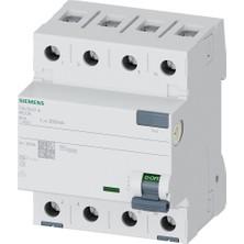 Siemens 5Sv3647-6 Kaçak Akım Rölesi 80A 300Ma 230V 3Faz