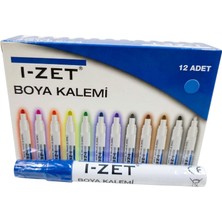 I-Zet Paint Marker Kalem Mavi 12 Adet