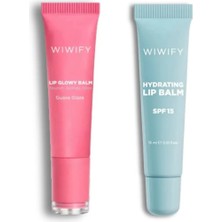Wiwify Glow & Protect Lip Duo – Guava Edition, Hydrating Lip Balm + Guava Glaze Balm | Spf 15, Squalane, Ceramide