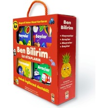 Sincap Kitap Ben Bilirim Ingilizce Destekli Ilk Kitaplarım (4 Kitap + 6 Magnetli Dokun Hisset Kart)