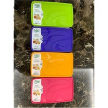 Empressco 2 Litre Saklama Kabı Seti, Dayanıklı ve Pratik, 4'lü Paket