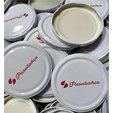Paşabahçe Konserve Kavanoz Kapağı 700 Adet Metal Beyaz Silikonlu Kapak