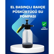 Epilons Basınçlı Manuel Köpük Pompası 2l Ayarlanabilir Sprey Başlıklı Temizlik