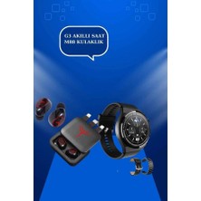 Epilons Ucuz Kaliteli Akıllı Saat Ve Powerbank Bluetooth Kulaklık 5.1 Stereo Anc Özelliği