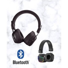 Epilons Kablosuz Rgb Işıklı Katlanabilir Bluetooth Kulak Üstü Kulaklık