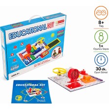 Zet Zeka EDUCATIONAL KIT Eğlenceli ve Öğretici Elektronik Deney Seti 300+ Deney 8+ Yaş