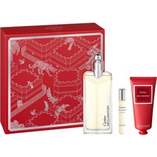 Cartier Declaration Edt 100 ml + Edt 10 ml + 100 ml Shower Gel Erkek Parfüm Seti