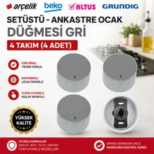 Öz Beyaz Eşya Beko Ankastre Setüstü Ocak Düğmesi 4'lü Takım