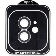 Drop Tedarik Joko Apple Iphone 11 Pvd Metal Kamera Lens - Siyah