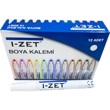 I-Zet Paint Marker Kalem Beyaz 12 Adet