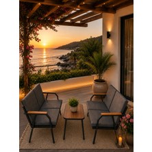 Dekoroom's Viento 2-2 Bahçe Balkon Mobilyası,