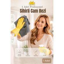 Missclean Miss Clean Profesyonel Sihirli Cam Bezi 42 x 68 cm Mikrofiber Malzeme ile Kolay Temizlik