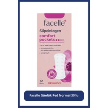 Facelle 30'lu Ambalajlı Günlük Pedler Nefes Alan Yüzey ile Temiz ve Güvenli Hissiyat