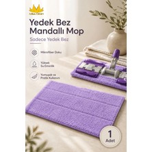 Missclean Yedek Bez Mandallı Mop Mikrofiber Bezi 1 Adet Yüksek Emicilik Özellikli