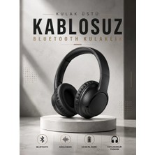 Nevamel® Kulak Üstü Kablosuz Bluetooth Kulaklık Yüksek Ses Kaliteli Anc Özelliği
