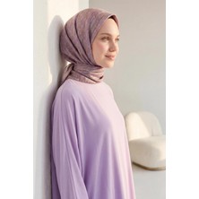 Silk Home Soft Eşarp Zincir Desen Mor 90X90