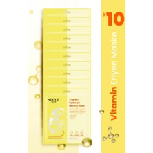 Dermal Seoulface Vitamin Hydrojel Şeffaflaşan Eriyen Maske 34 Gr. 10 Adet