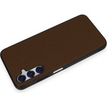 Erdo Ticaret Galaxy A05S Kılıf Taft Kapak - Kahverengi