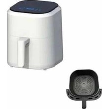 Erdo Ticaret Hava Fritözü 4l Airfryer Pratik Uzun Ömürlü Yağsız Pişirme Taşınabilir