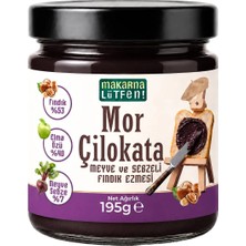 Makarna Lütfen Mor Çilokata (Antosiyoninli Fındık Kreması-195 G)