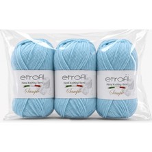 Etrofil İHRACAT FAZLASI ÖRGÜ İPİ 3'LÜ FIRSAT PAKETİ