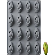Cesil Silikon Pasta ve Kek Kalıbı- 16 Gözlü Mini Antep Fıstığı 3D