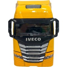 Farbu Oyuncak Işıklı Sesli Pilli Çek Bırak Metal Oyuncak Iveco Tır