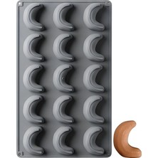 Cesil Silikon Pasta ve Kek Kalıbı - 15 Gözlü Mini Kaju Fıstığı 3D
