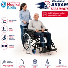 Tagesan DM-863-20 Özellikli Manuel Tekerlekli Sandalye